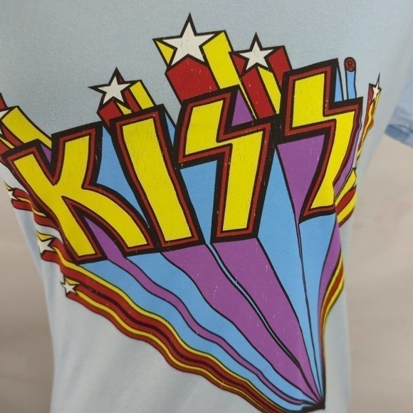 NWT‎ | KISS Women's 100% Cotton Kiss Logo Short Sleeve Tee - Picture 2 of 5